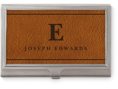 leather business card case