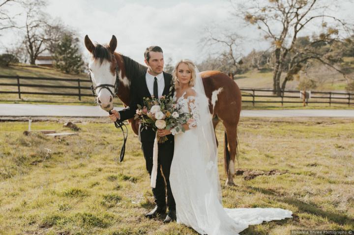 Casual rustic wedding store attire