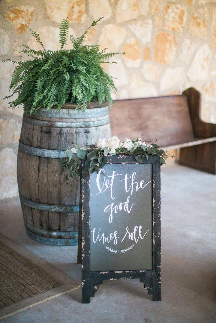 chalkboard welcome sign 