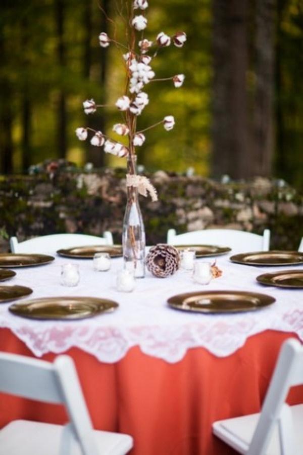 reception table 