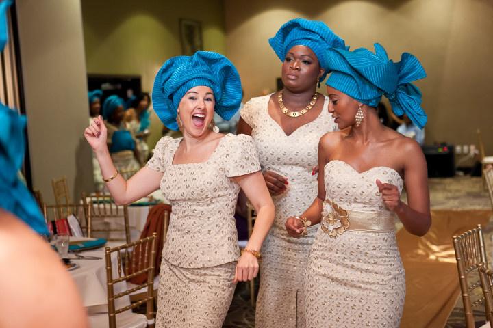 Nigerian hot sale wedding bridesmaid