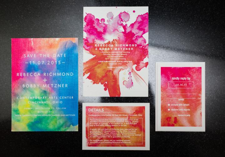 modern invitations 