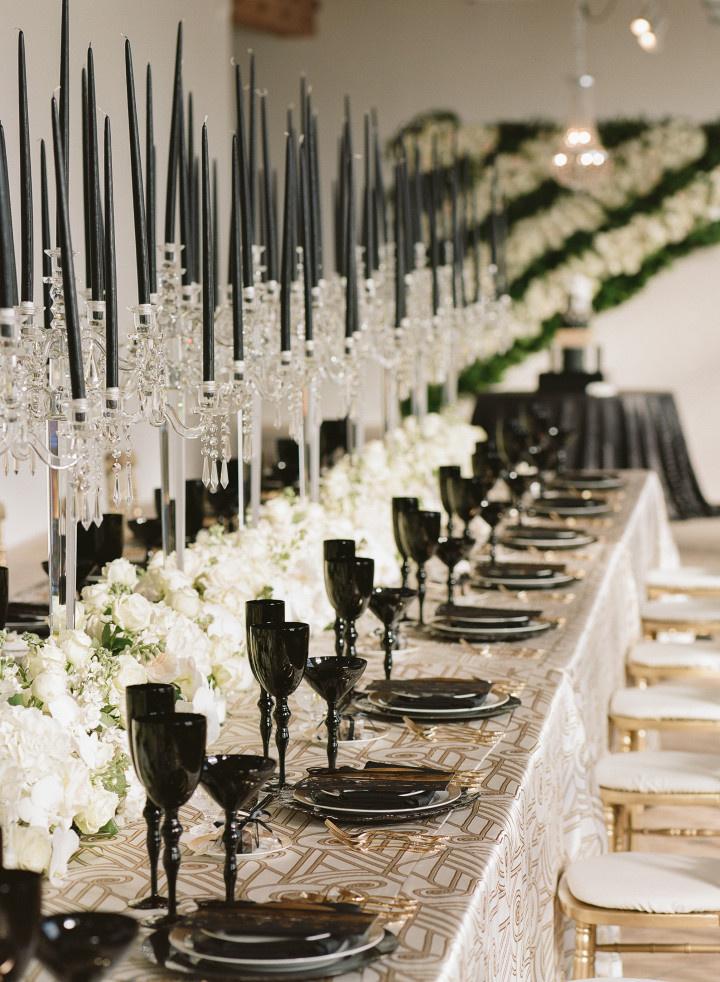 Great Gastby Table Setting and Decor