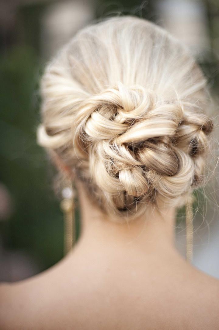 Soft wedding hairstyle for boho and beach brides