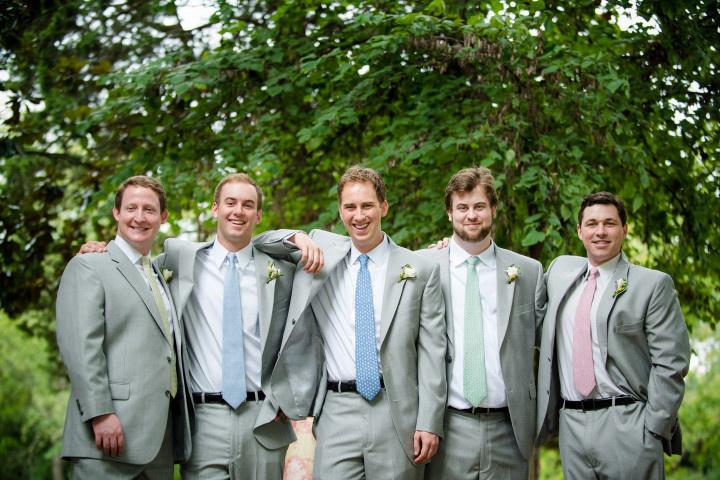 The 7 Rules Of Mismatched Groomsmen Suits