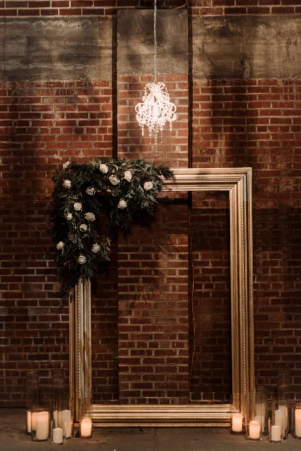 These Indoor Ceremony Backdrops Will Make You Pray for Rain