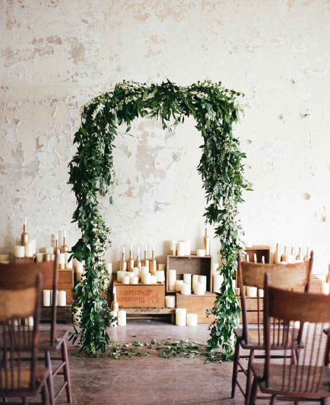 indoor wedding ceremony backdrop ideas