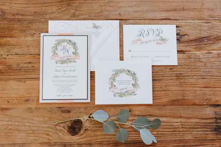 rustic chic wedding invitations