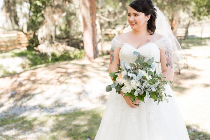 rustic chic wedding dress