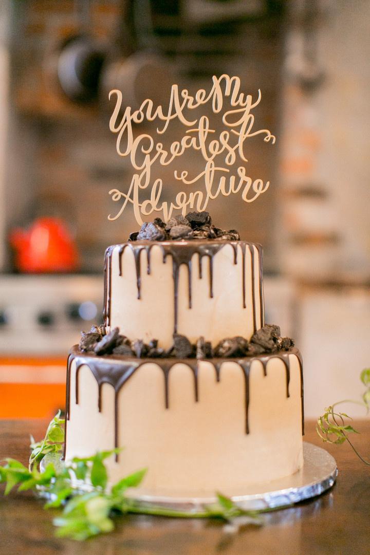 star trek wedding cake topper