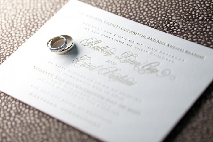 letterpress wedding invitations 