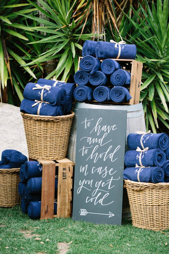 Wedding deals blanket favors