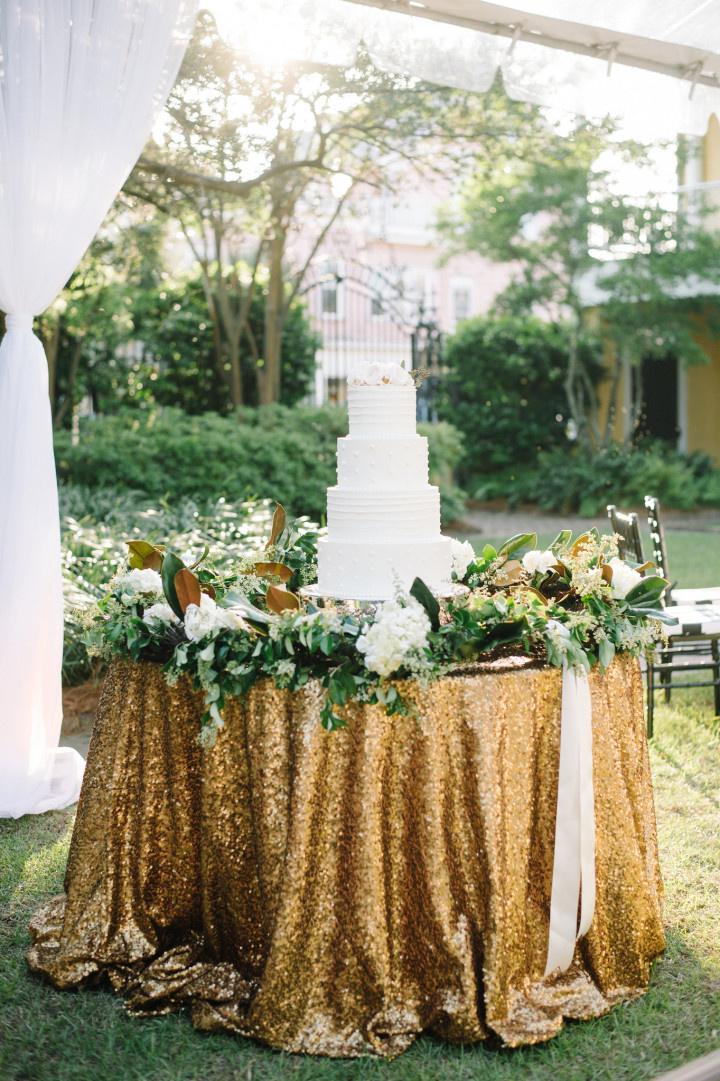 Shimmery Metallics Wedding Inspiration