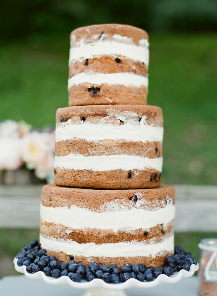 chocolate chip naked cake 