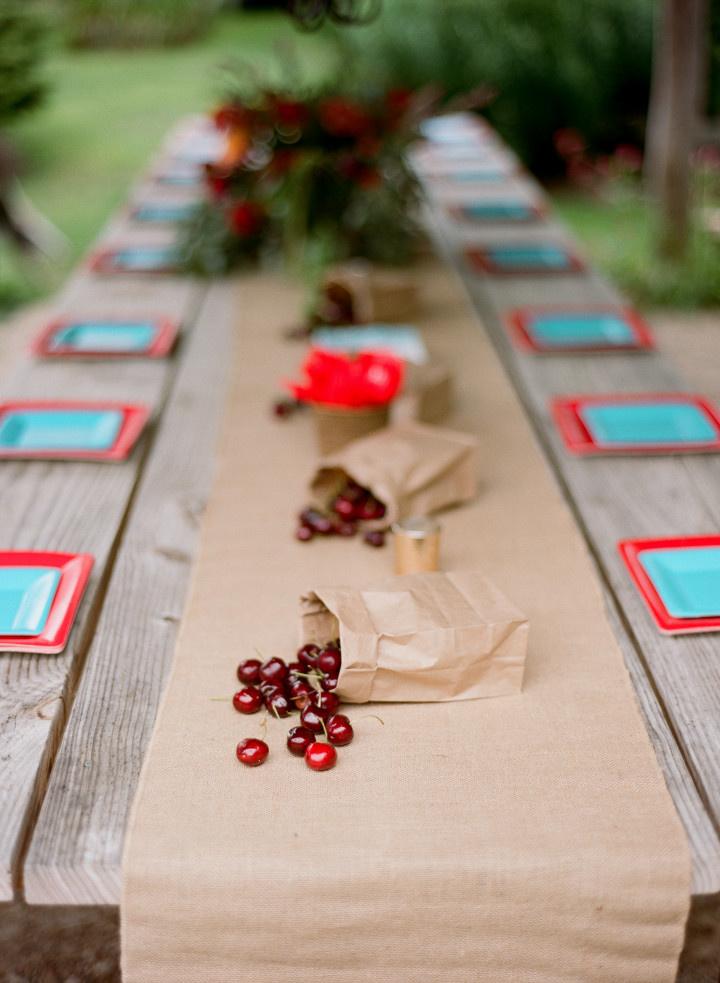 fresh fruit wedding favors 