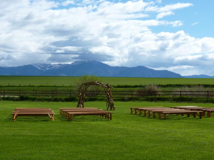 Rockin' TJ Ranch wedding ceremony