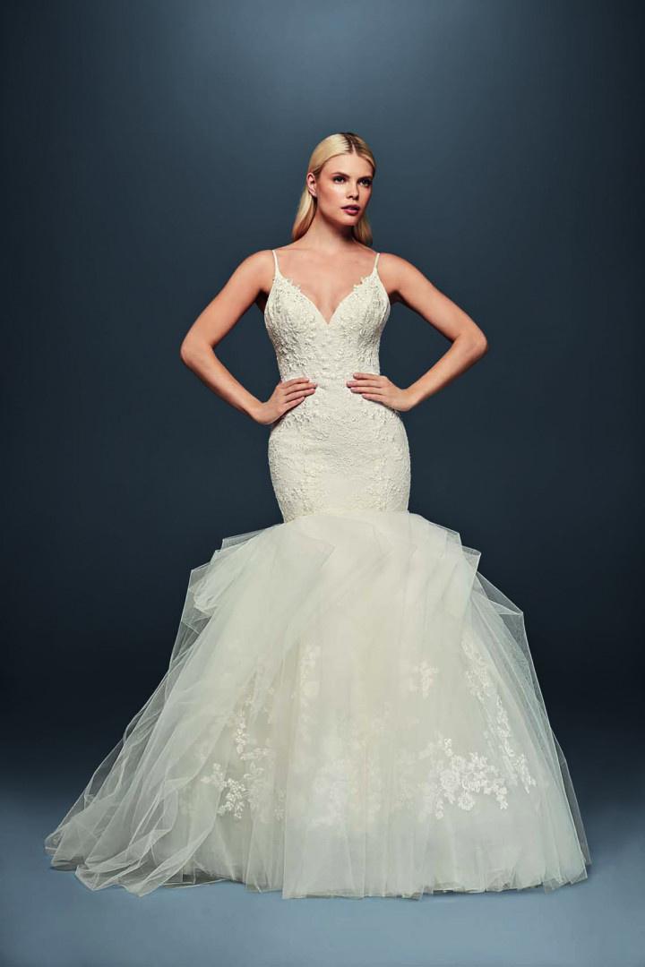 Truly zac posen on sale strapless satin wedding dress