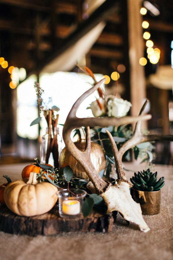 western wedding centerpieces