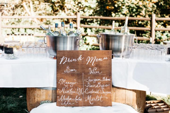 How to: Wedding Drink Station in 4 Easy Steps