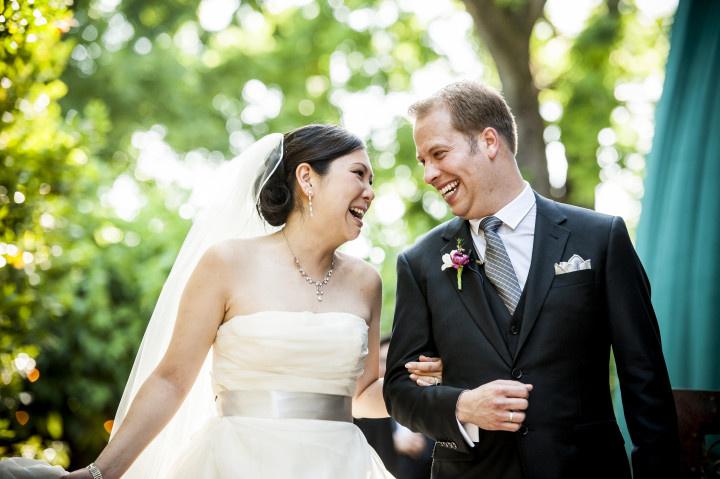 couple walking arm in arm 