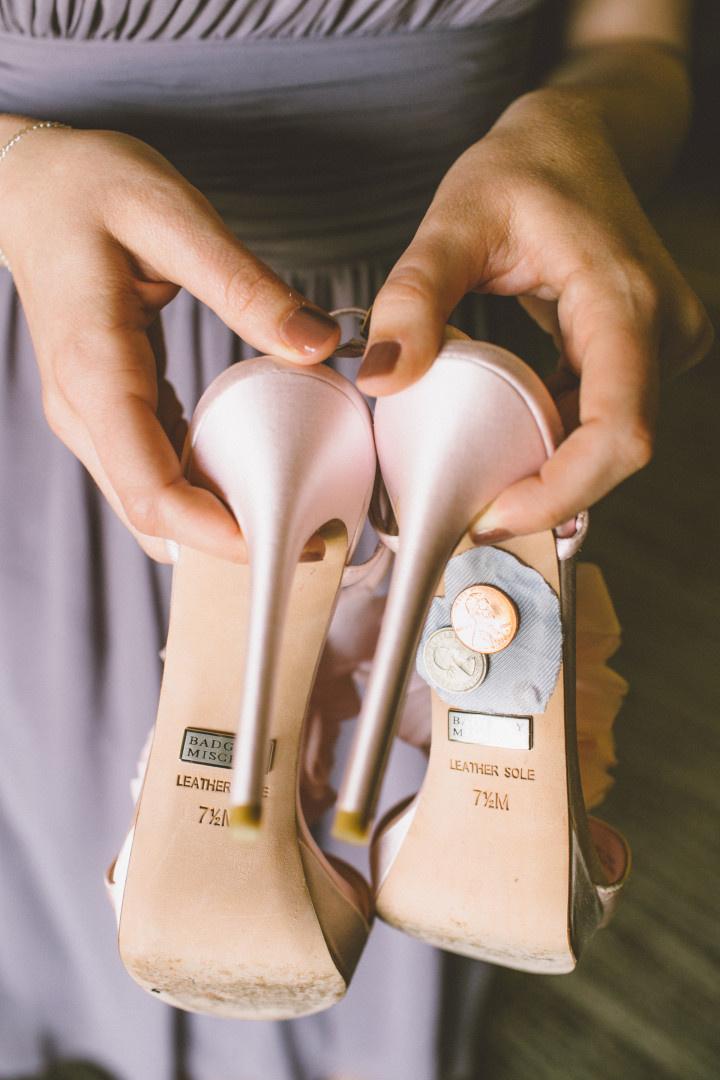 Blue Soled Wedding Shoes