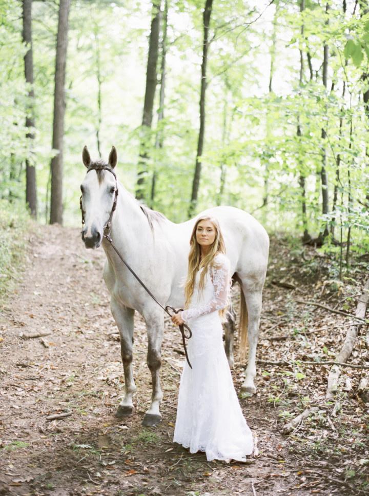 Woodland Fairy Tale - Blush Pink Forest Gathering of Woodland