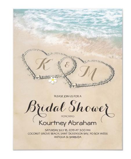 21 Beach Themed Bridal Shower Invitations For Your Seaside Fête