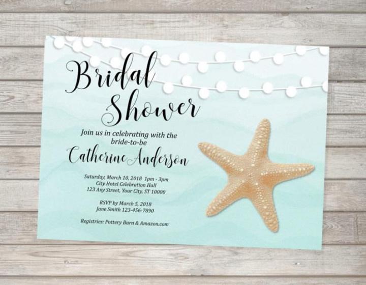 21 Beach-Themed Bridal Shower Invitations for Your Seaside Fête