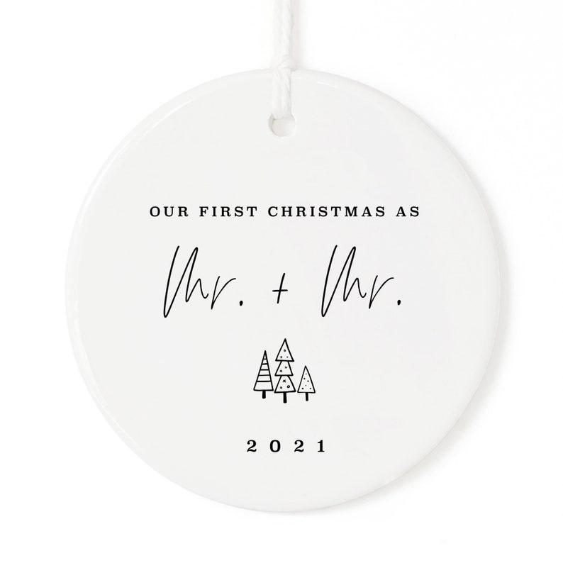 28 First Christmas Married Ornaments for 2021 Newlyweds