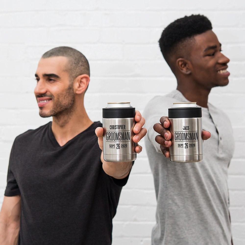 Can coolers groomsmen proposal gifts