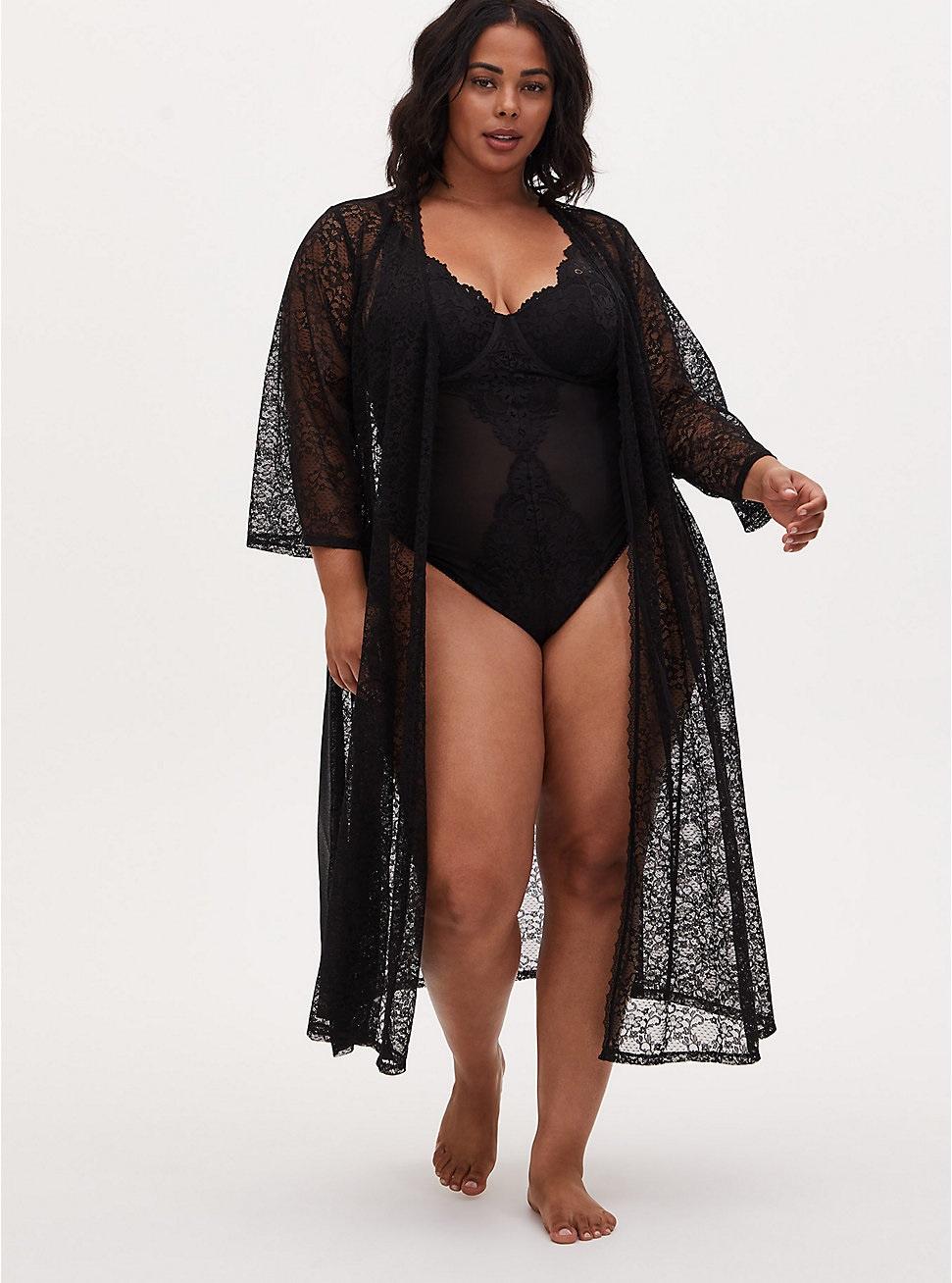 Black Lace Robe -  Canada