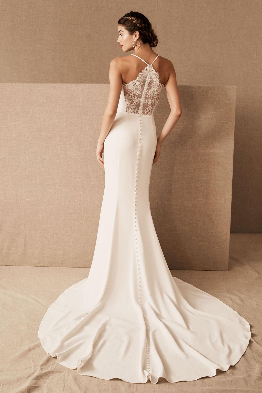 Fitted satin wedding dress in Auckland | Dell'Amore Bridal