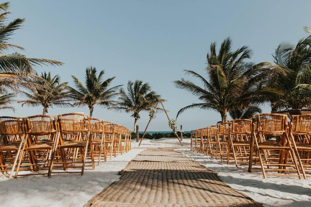 Bamboo best sale wedding chairs