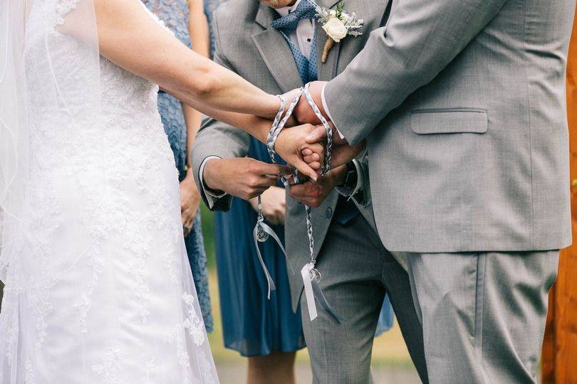 What is the Handfasting Ritual in a Wedding Ceremony