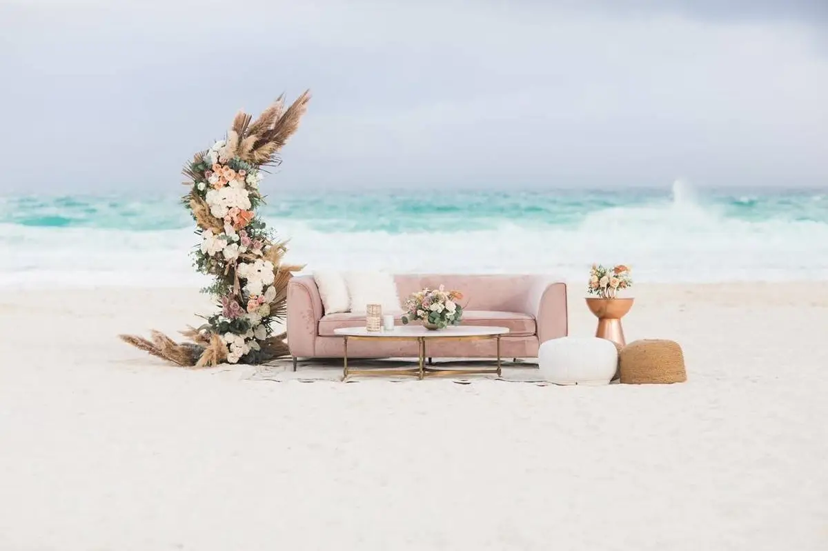 Casual + Elegant Seaside Garden Wedding