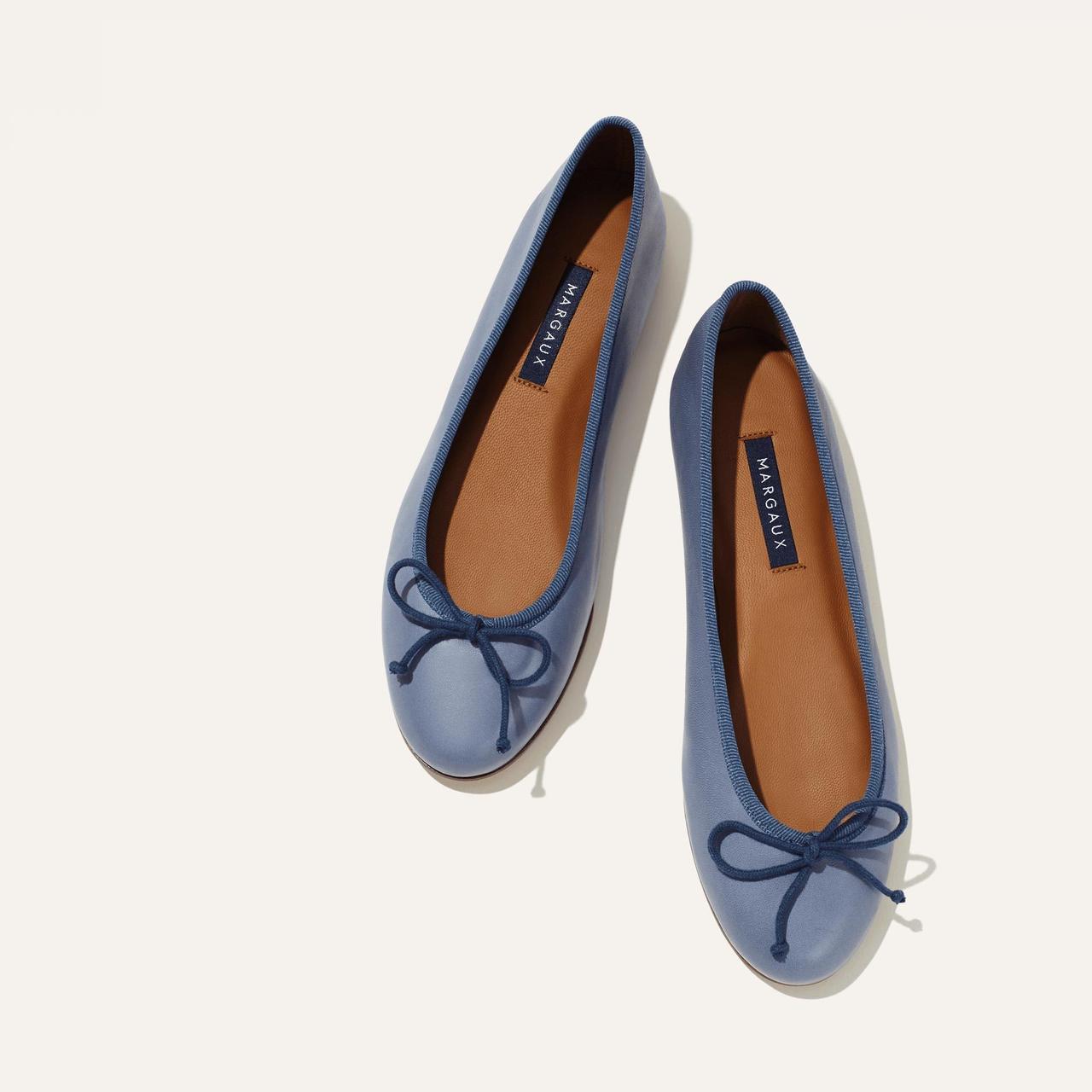 Blue flat shoes for cheap wedding