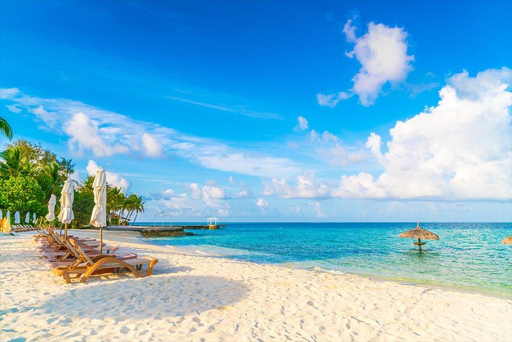 Beachfront at ocean