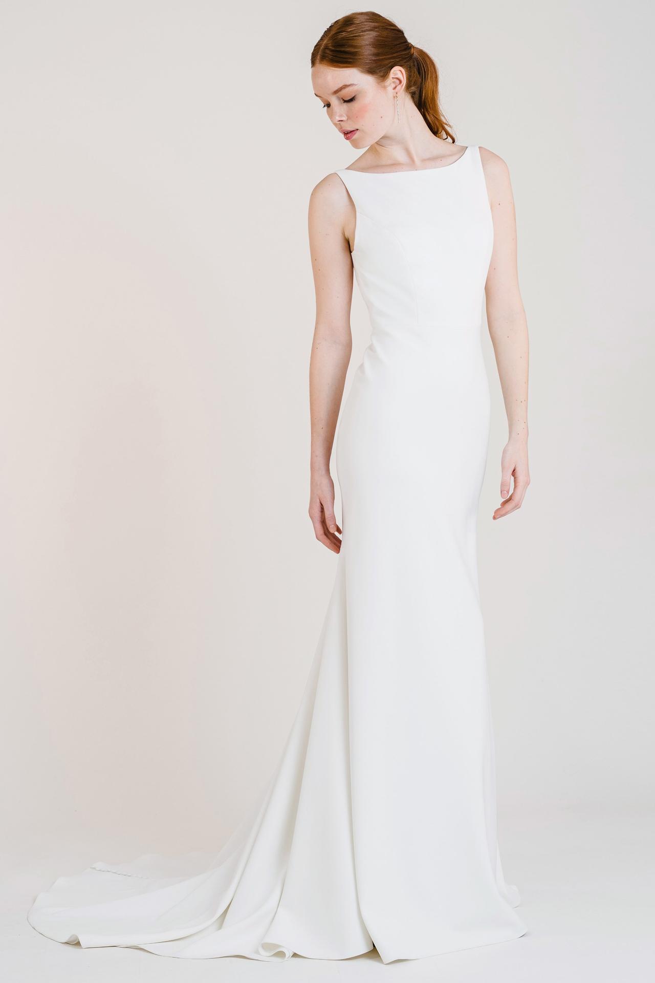 Minimalist Short Wedding Dress - Cutting Edge BridesCutting Edge