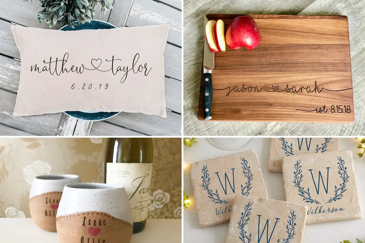 30 Best Personalized Wedding Gifts for the Couple (2021) | Not Your Mom's  Gif… | Personalized wedding gifts, Wedding gifts for bride and groom, Custom  wedding gifts