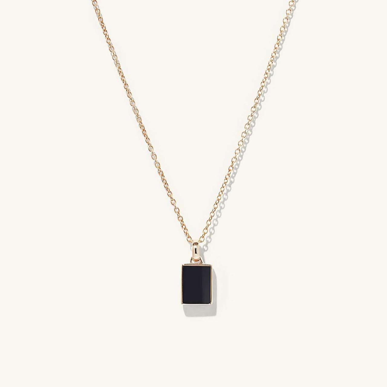 black onyx necklace