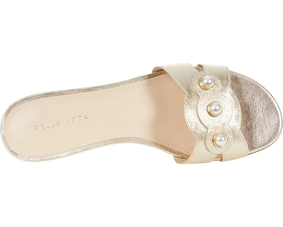 Gold flat shoes outlet for wedding