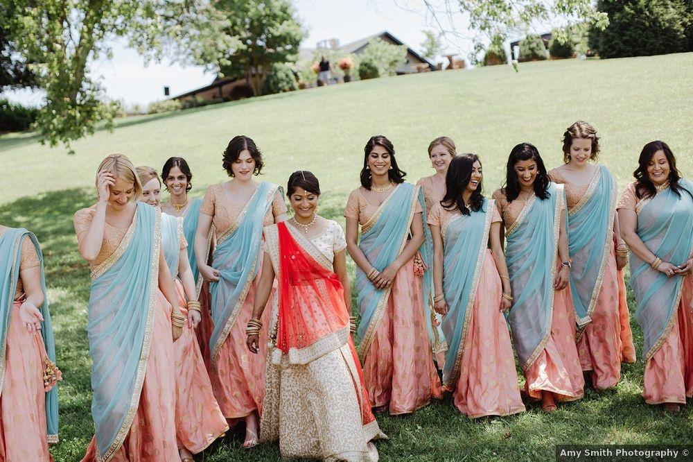 Top Bridesmaids Outfit Inspo For An Indian Wedding | WedMePlz
