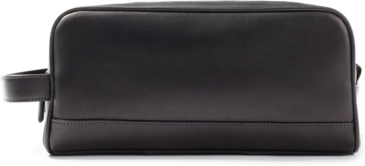 leather toiletry case for men