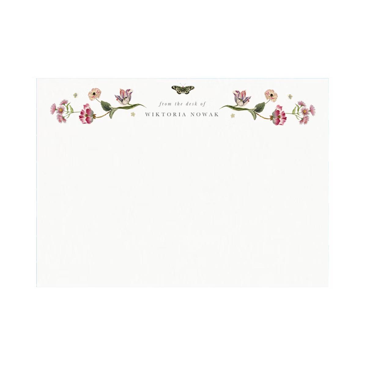 floral notecards