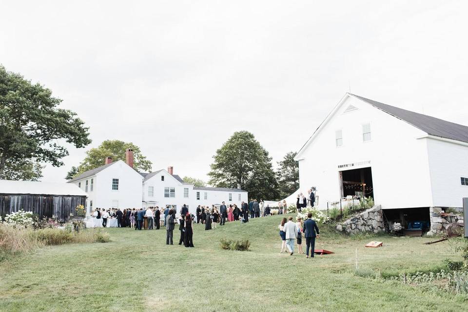 barn wedding venue in maine