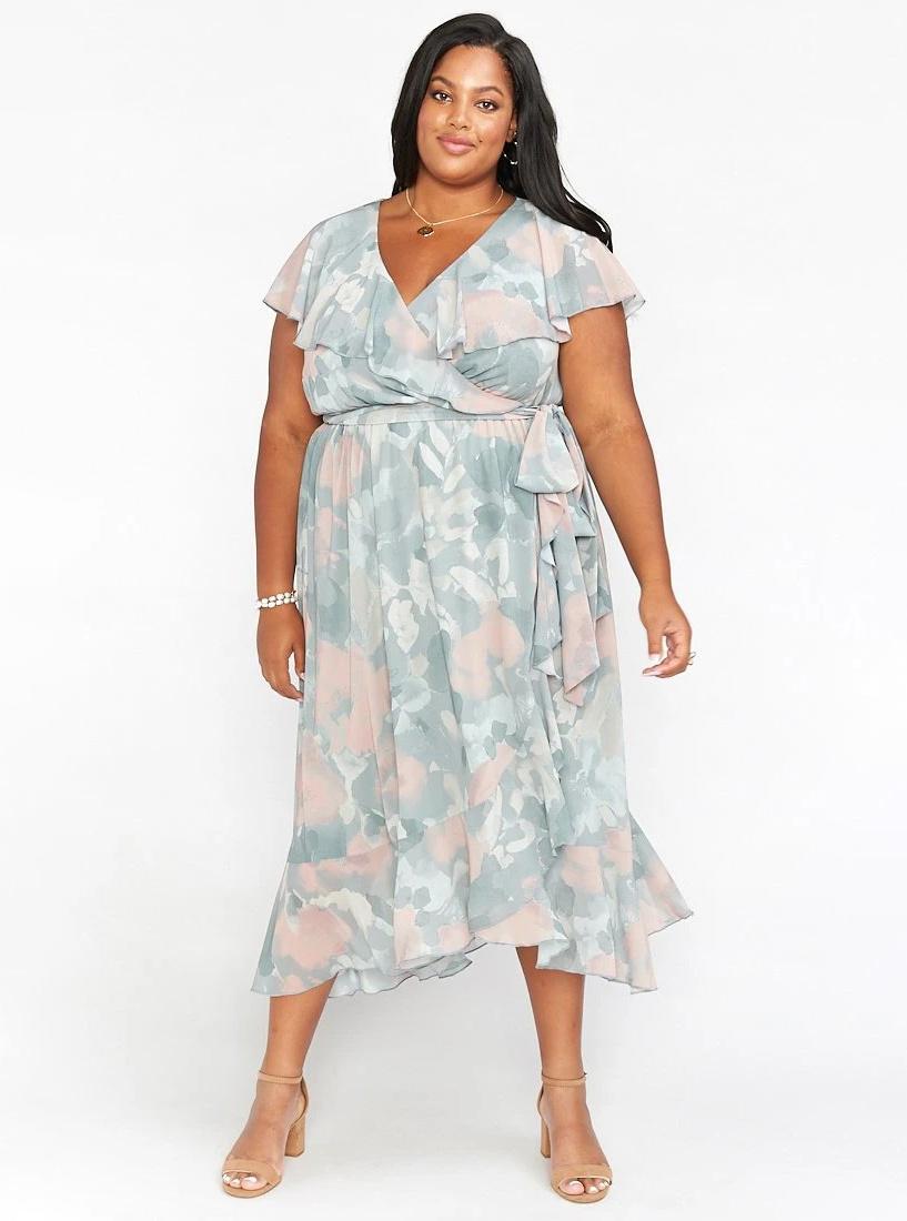 40 Plus Size Dresses To Wear To A Wedding As A Guest  Plus size fashion,  Puff dress, Plus size cottagecore