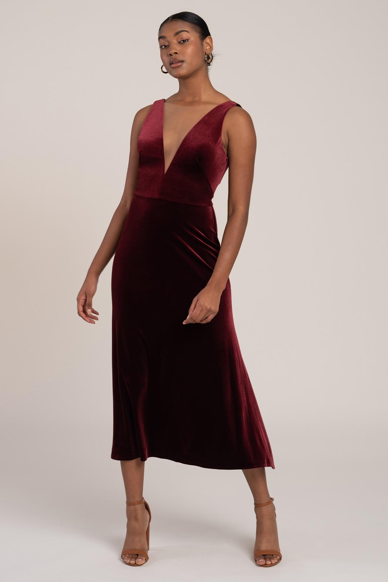 Velvet bridesmaid hotsell dresses jenny yoo