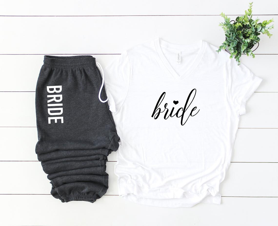 Matching Sweat Set, Bride or Die, Matching Sweatsuit, Big Bride Energy,  Bachelorette Party, Wifey Shirt, Matching Wedding Sweats, Lounge Set -   Canada