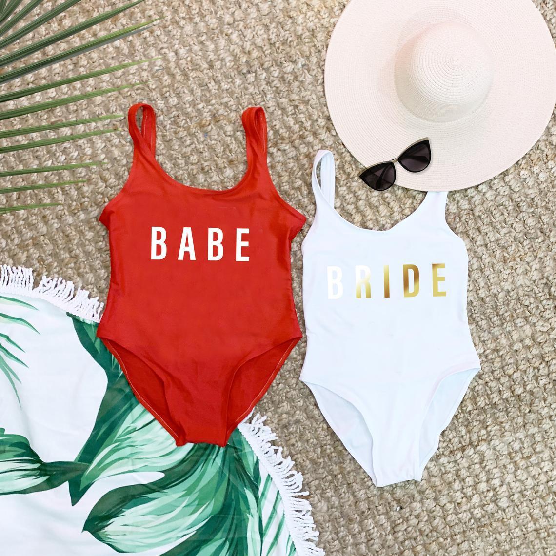24 Cute Bachelorette Party Swimsuits Everyone in Your Crew