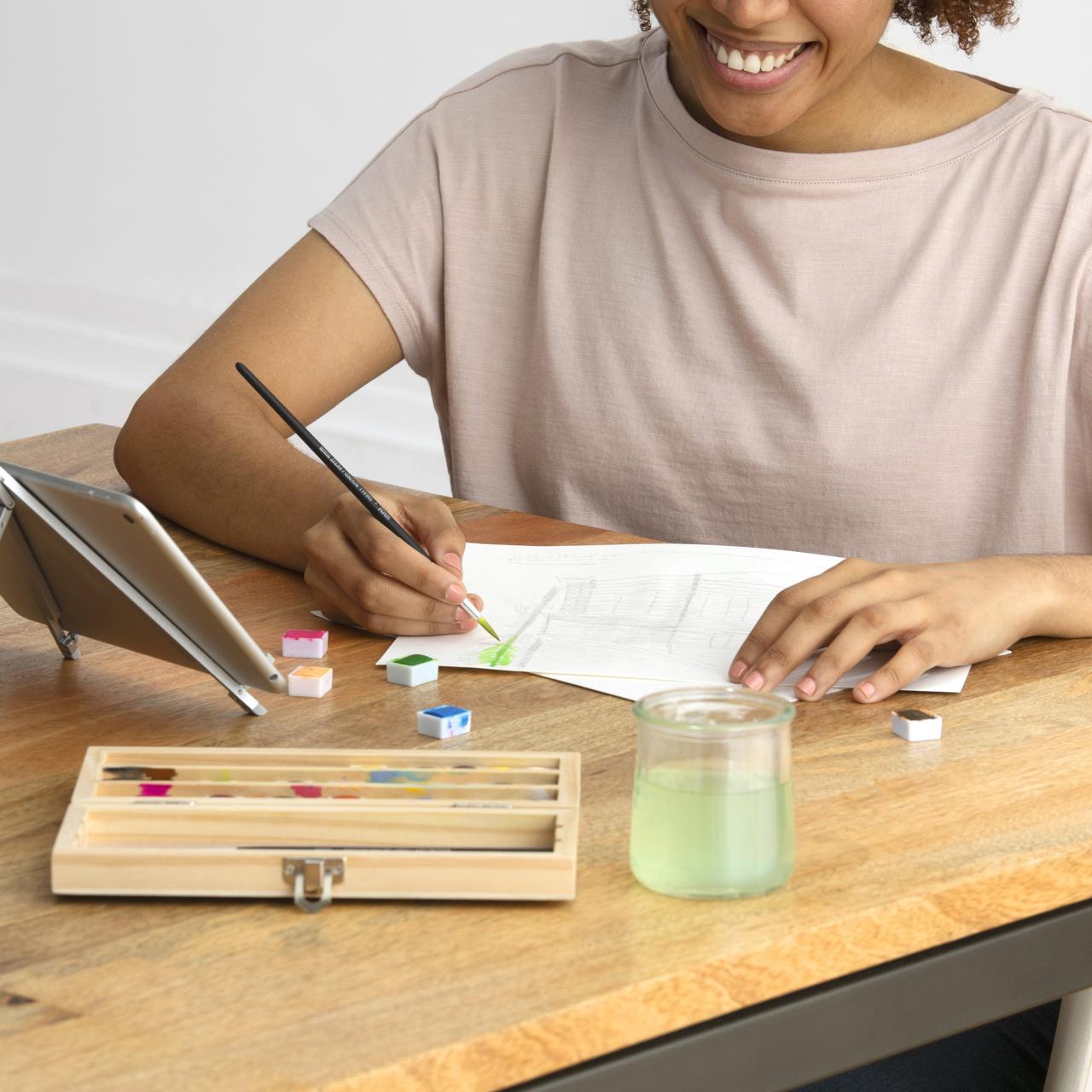 Backpack Pen Holder DIY Wooden Desk Organizer